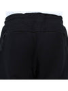 Diagonal Raised Fleece Zipped Track Pants Black - CP COMPANY - 8