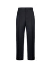 Wool Mohair Silk Twill Slacks Black - DIOR - BALAAN 2