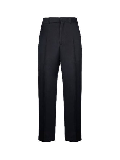 Wool Mohair Silk Twill Slacks Black - DIOR - BALAAN 2