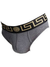 Greca Border Briefs Grey - VERSACE - BALAAN 3