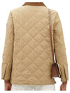 Diamond Quilted Thermoregulated Barn Jacket Honey - BURBERRY - BALAAN 5