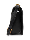 C'Mon Medium Leather Shoulder Bag Black - FENDI - BALAAN 3