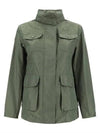 Women Ilo Field Jacket Sage Dark Green - MONCLER - BALAAN 3