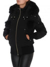 Women's Original Debbie Bomber Jacket Black Fox Fur Black - MOOSE KNUCKLES - BALAAN 6