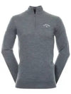 Logo Knit Top Gray - CALLAWAY GOLF - BALAAN 1