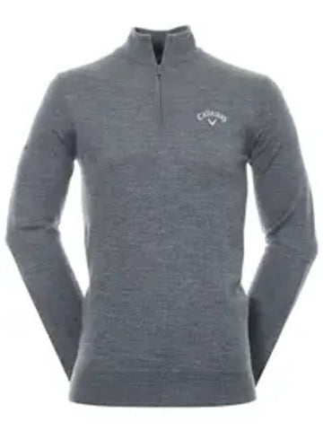 Logo Knit Top Gray - CALLAWAY GOLF - BALAAN 1