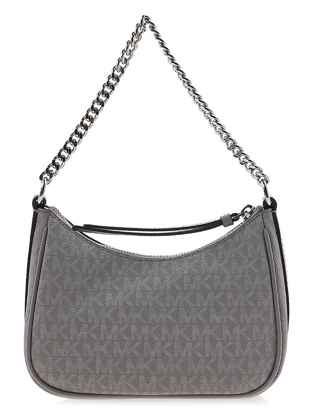 Small Logo Jetset Charm Shoulder Bag Pearl Grey - MICHAEL KORS - BALAAN 4