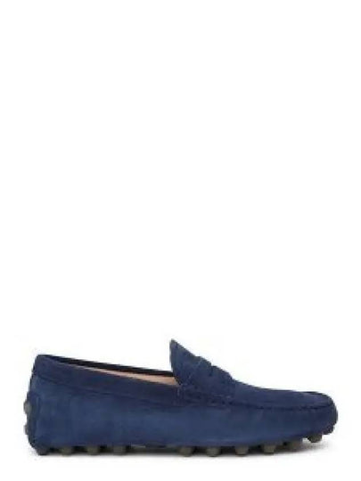 Gommino Bubble Suede Driving Shoes Navy - TOD'S - BALAAN 2