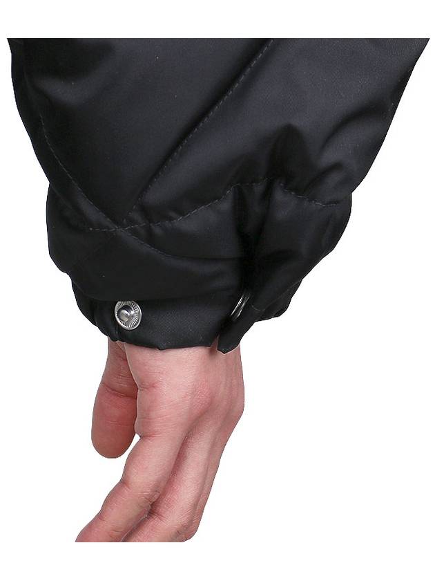 Re-Nylon Down Padded Jacket Black - PRADA - BALAAN 10