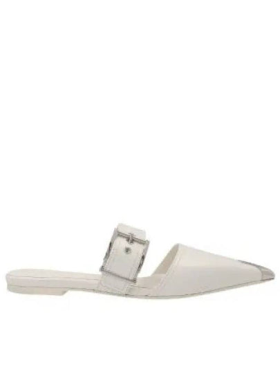 Punk Flat Mules White - ALEXANDER MCQUEEN - BALAAN 2