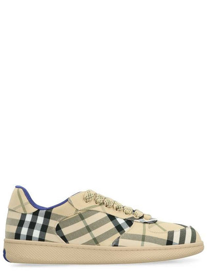 Check Low Top Sneakers Beige - BURBERRY - BALAAN 2