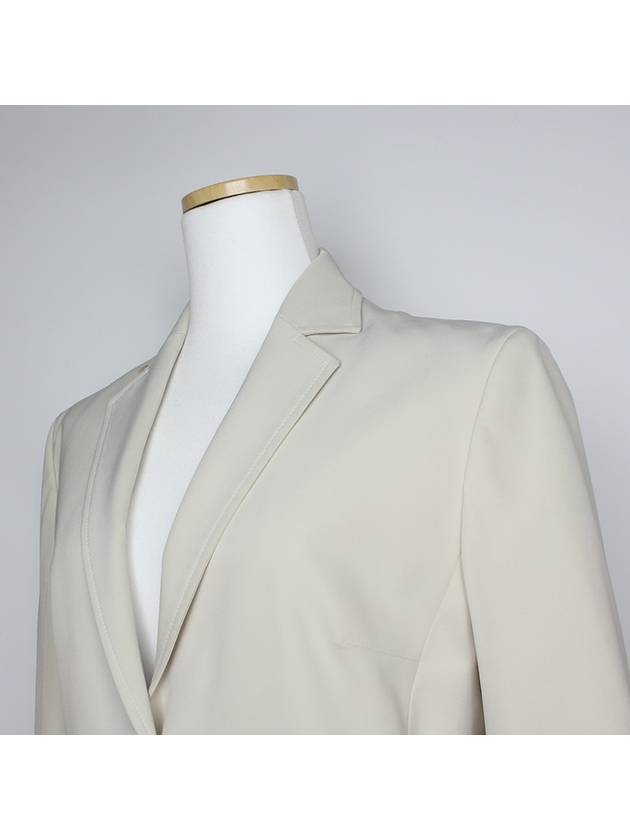 ivory poly coat 55 - PRADA - BALAAN 4