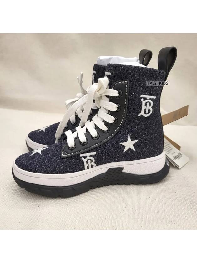 Kids Denim TB Star Socks Sneakers 8046207 Outlet Italy - BURBERRY - BALAAN 1