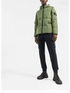 Men's Wappen Patch Crinkle Wraps Padding Khaki - STONE ISLAND - BALAAN 6