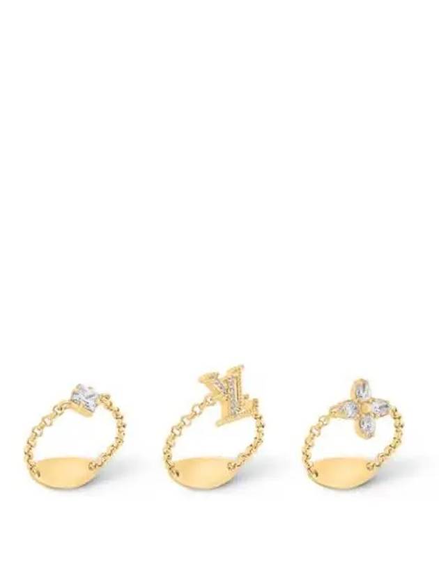 Lady LV Ring Set Gold - LOUIS VUITTON - BALAAN 2