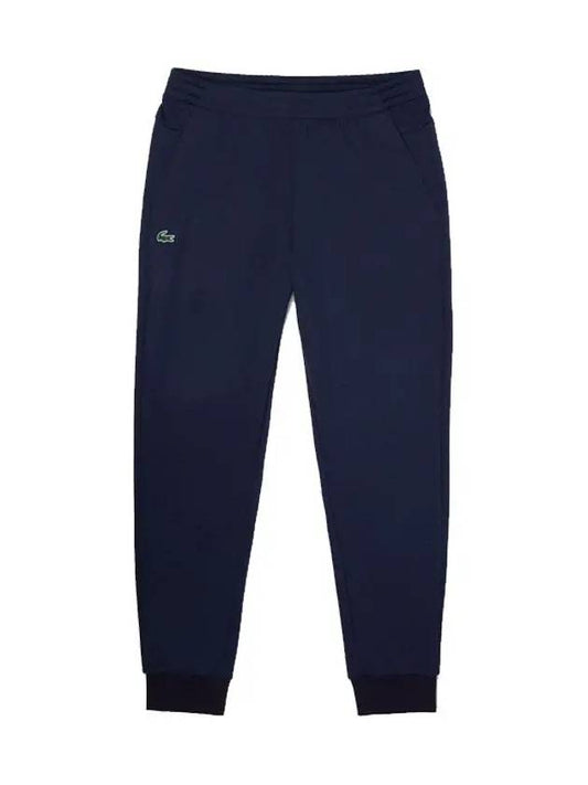 Men's Mesh Panel Logo Track Pants Navy Blue - LACOSTE - BALAAN 2