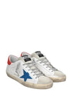 Superstar Star Leather Low Top Sneakers Blue White - GOLDEN GOOSE - BALAAN 5