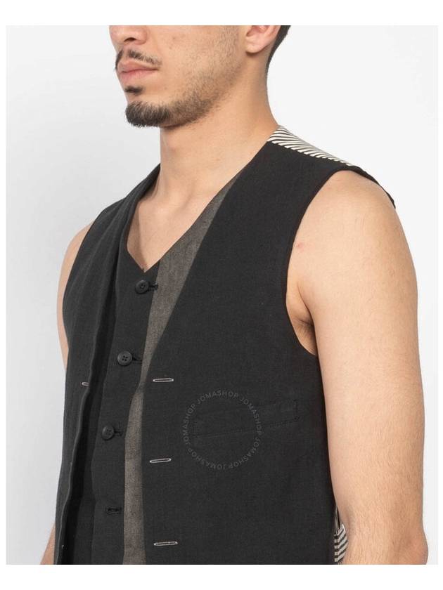 Layered Cotton Vest HSV09341 - YOHJI YAMAMOTO - BALAAN 4