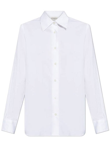 Officine Generale Cotton Shirt, Women's, White - OFFICINE GENERALE - BALAAN 1