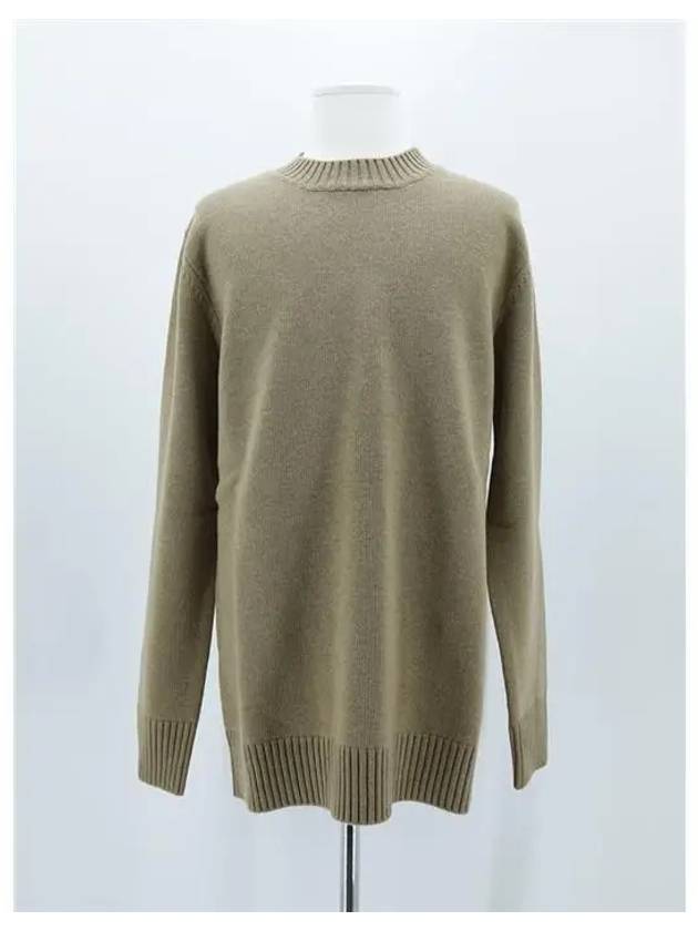 Back Stitch Wool Knit Top Camel - MAISON MARGIELA - BALAAN 2