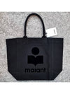 Yenky Logo Tote Bag Black - ISABEL MARANT - BALAAN 3