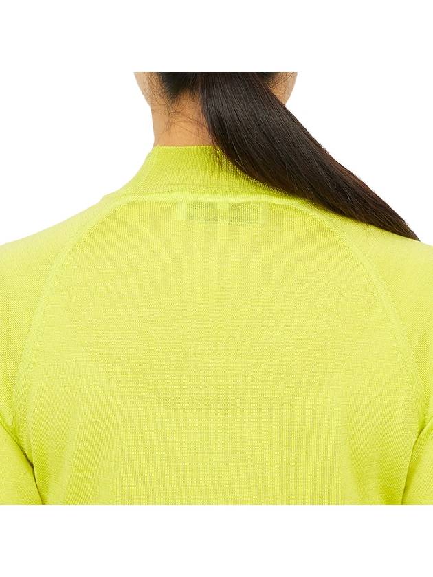 Women's Wool Silk Knit TopYellow - VIVIENNE WESTWOOD - BALAAN 8