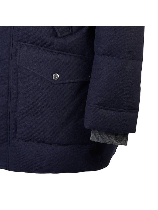 Men's Down Padded Jacket Navy - BRUNELLO CUCINELLI - BALAAN 8