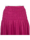 Tinoa Elastic Linen Long A-Line Skirt Purple - VANESSA BRUNO - BALAAN 8