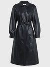 Precious leather long dress - MICANE - BALAAN 7