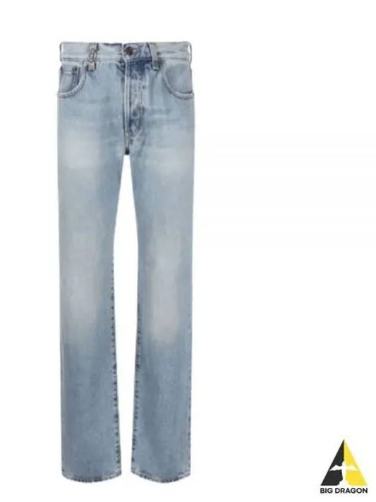 Women's Cassandre Jeans Hawaiian Blue - SAINT LAURENT - BALAAN 2