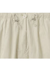 Cotton Nylon Parasuit A Line Skirt Cream - NOIRER FOR WOMEN - BALAAN 5