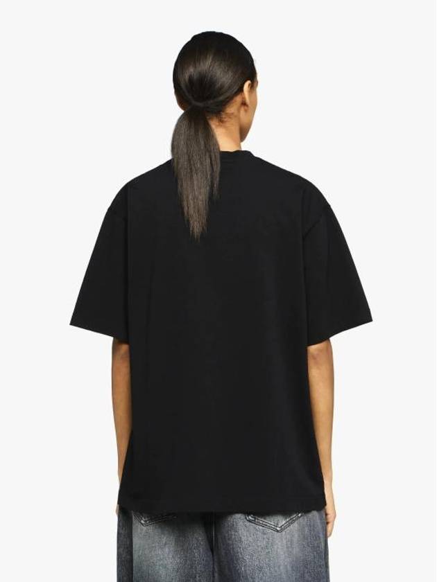 Diorama Printed  Short Sleeve T-Shirt Black - JW ANDERSON - BALAAN 3