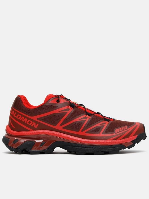 XT 6 lace up low top sneakers red - SALOMON - BALAAN 2