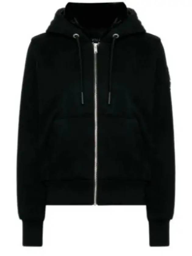 Classic Bunny Zip Up Hoodie Black - MOOSE KNUCKLES - BALAAN 2