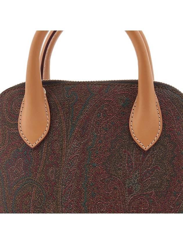 Paisley Top Handle Cross Bag Brown - ETRO - BALAAN 8