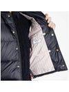 Men's Matte Diagonal Nylon Down Padded Vest Navy - THOM BROWNE - BALAAN 4