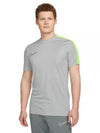 Men's Dry-Fit Academy Short Sleeve Football Short Sleeve T-Shirt Flat Silver - NIKE - BALAAN 2