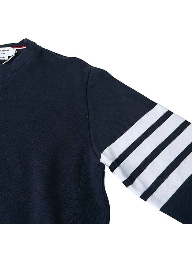 4 Bar Loopback Jersey Sweatshirt Navy - THOM BROWNE - BALAAN 5