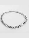 Surgical Steel Chain Necklace Silver - BASSCLEF - BALAAN 5