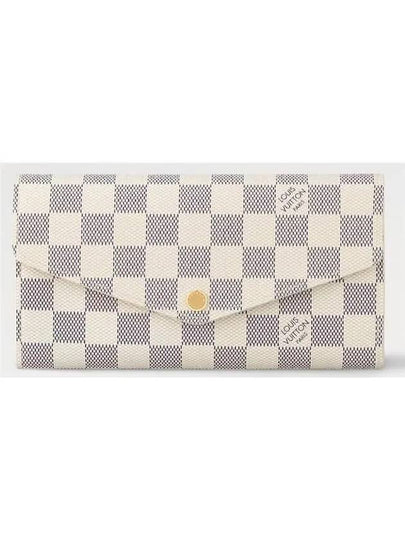 Women's Sarah Damier Azur Long Wallet Ivory - LOUIS VUITTON - BALAAN 2