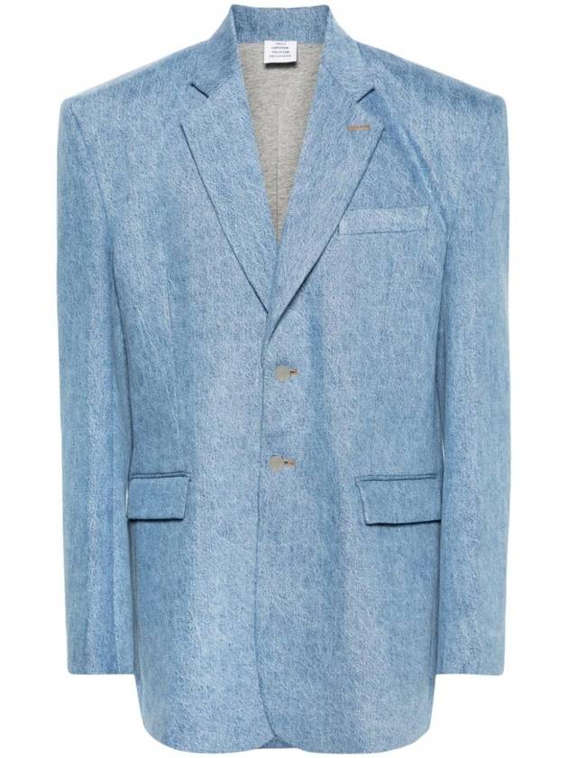 single-breasted denim blazer - VETEMENTS - BALAAN 1