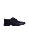 Men's Classic Long Wing Brogue Lace Up Brogue Shoes Black - THOM BROWNE - BALAAN 3