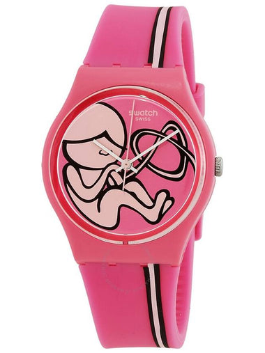 Swatch Origin Of Love Quartz Pink Dial Unisex Watch GZ242 - SWATCH - BALAAN 1