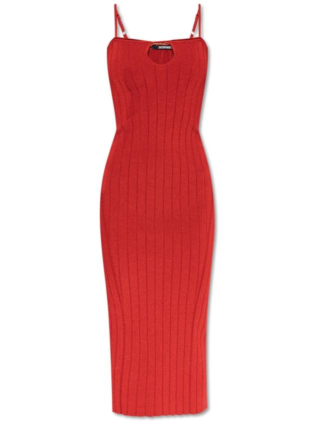 Jacquemus Strap Dress 'Sierra', Women's, Red - JACQUEMUS - BALAAN 1