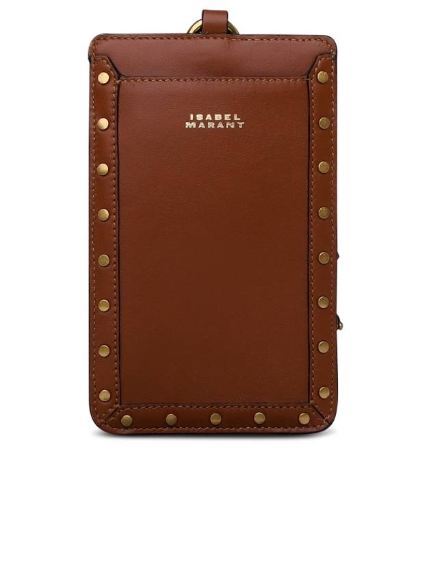 Tieli Phone Holder Brown - ISABEL MARANT - BALAAN 2