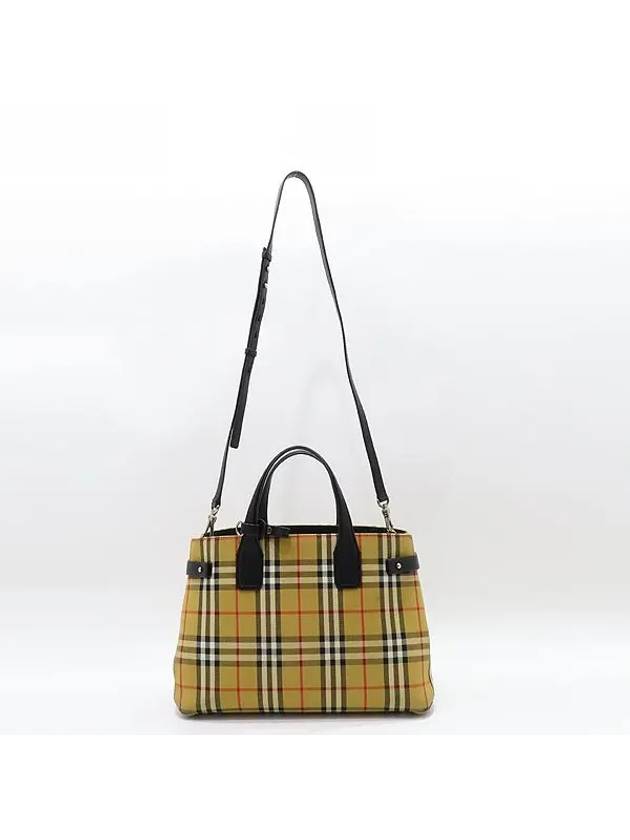 4076953 Vintage check BANNER medium tote bag shoulder strap 2WAY - BURBERRY - BALAAN 4