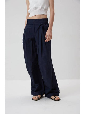 Back banding cargo pants NAVY - REAL ME ANOTHER ME - BALAAN 1