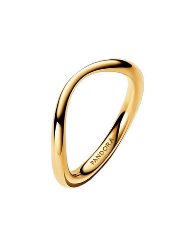 Organically Shaped Band Ring Gold - PANDORA - BALAAN 1