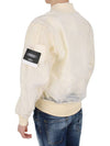 Shadow Project Zipped Bomber Jacket Ivory - STONE ISLAND - BALAAN 6