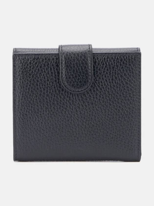 GG Interlocking Half Wallet Black - GUCCI - BALAAN 7